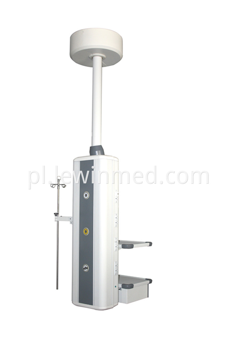 Multifunction manual medical column